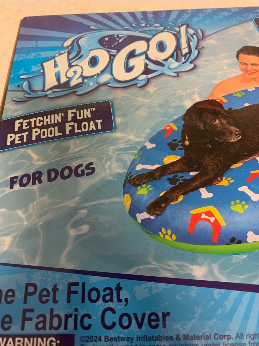 Bestway Pet Pool Float for Dogs NEW A Float & Removable Fur-Friend Fabric Cover